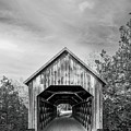 Halpin covered bridge in Middlebury, Vermont